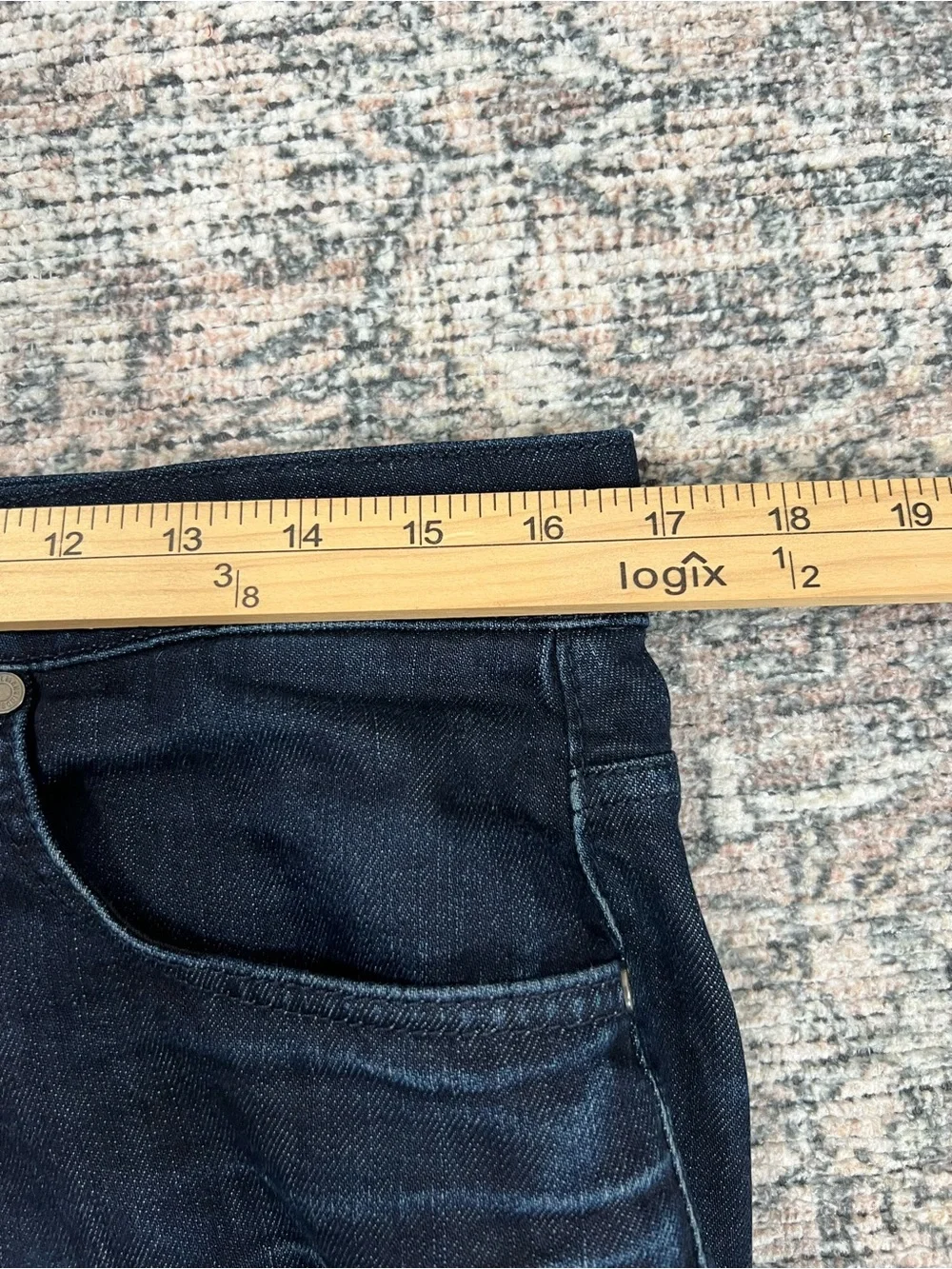 7 For All Mankind Luxe Performance The Straight Jeans Men’s 31 Dark Wash
